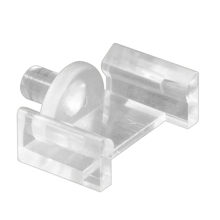 Prime-Line Clear Plastic Window Grid Retainer Clips, with Pin  6 Pack L 5839